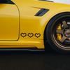 Small Pixel Hearts Vinyl Decal Car Window Cute Sticker Love Heart Truck Body Camper Motorcycle Helmet Graphics Decor Accessories