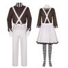 Oompa Cosplay Loompa Film Chocolat Déguisement Perruque Costume Fantaisie Adulte Halloween Carnaval Fête Ensemble Nouveau