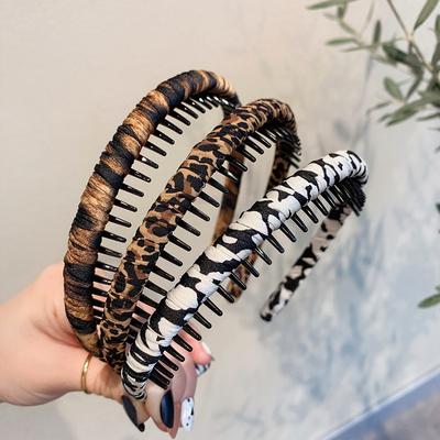 Neue Mode Stirnbänder Anti-Rutsch Haar Hoop Mit Zähne Haar Elastische Band Kopfbedeckungen Haarbänder Für Frauen Mädchen Haar Zubehör