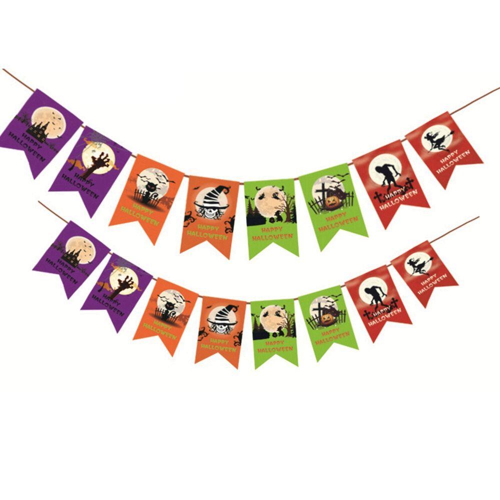 Party Supplies Festival Halloween Halloween Banner Paper Chain Halloween Decor Hanging Garland