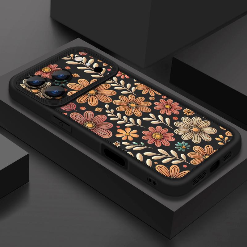 

Противоударный мягкий силиконовый чехол из ТПУ Funda для iPhone 17 Air 16e 16 15 14 Pro Max 13 17 Pro Max 17 Pro 17 Чехол с мультяшным цветочным узором iPhone 17