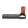 Handgrip L Shape Grip Fit for A7C2 A7CR Camera Built In Quick Release Plate Wooden Hand Grip L Bracket