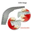 Stainless Steel Dental Implant Space Assessment Gauge Orthodontic Lisa Gauge for Preparation of Prosthodontics Rehabilitation