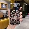 Transparente Stoßfeste Hülle für Magsafe für iPhone 17Air 16 15 Plus 14 13 12 11 17 Pro Max 7 8 Plus 16 E Schwarze Spitze Abdeckung