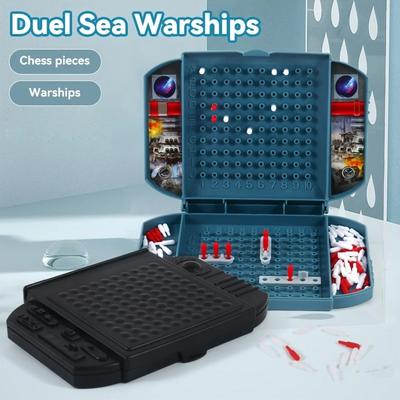 Two-Player Naval Battle Strategy Game - Engaging Battleship Board Game for Teens and Adults, Classic Sinking Fleet Experience