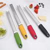 Stainless Steel Cheese Grater Multi-Purpose Kitchen Peeler Rust-Proof Lemon Zester Grater Ergonomic Handle Peeler for Kitchen Use
