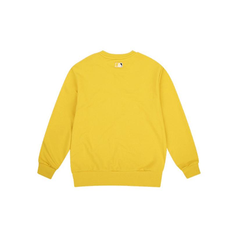 MLB Dog Embroidery Pattern Loose Sweatshirt Unisex Sweatshirt Yellow 31MTC1941-50Y-XS