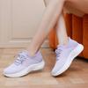 Cloth shoes women's shoes spring and autumn new fly-woven breathable casual soft-soled comfortable single shoes lightweight mother walking shoes