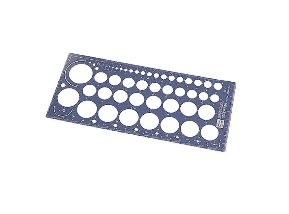 Hasegawa Trytool Cutting Template C Circle Ruler Plastic Model Tool TP7