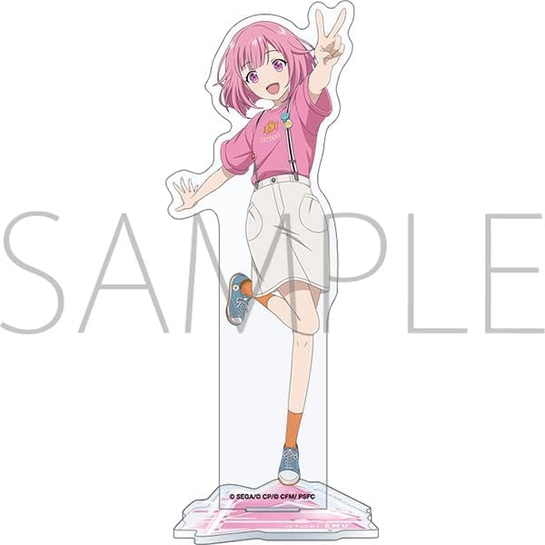 Emu Otori Acrylic Stand Movie Version: Broken World and Unable to Sing Miku Official Merchandise