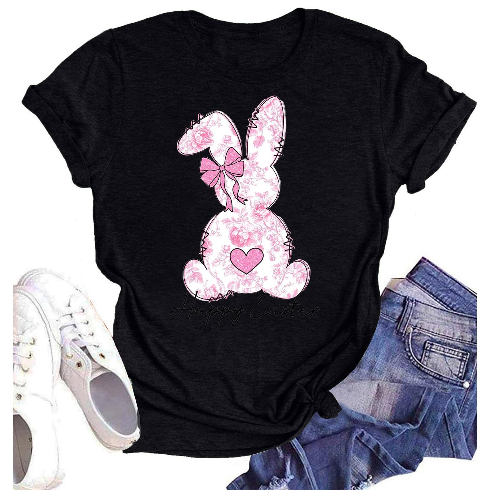 

Женская модная футболка с круглым вырезом и коротким рукавом, пуловер S чёрный