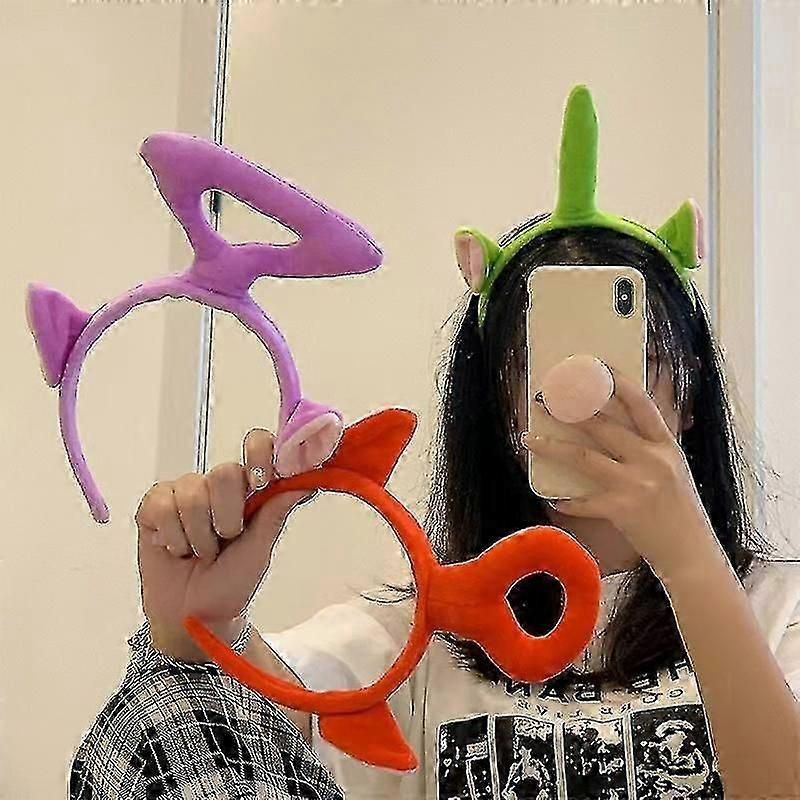 4pcs Teletubbies Headband Anime Cartoon Hairband Three-dimensional Hairband