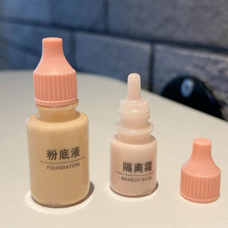 10Pcs Cosmetic Soft Refillable Bottle Portable Travel Cream Packaging Accessories Plastic Liquid Foundation Empty Container