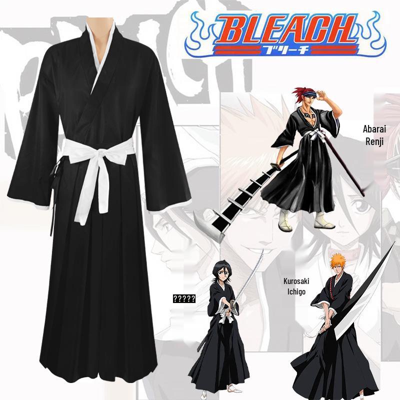 BLEACH Thousand-Year Blood War Shinigami Cosplay: Ichigo, Rukia, Renji Uniform Available