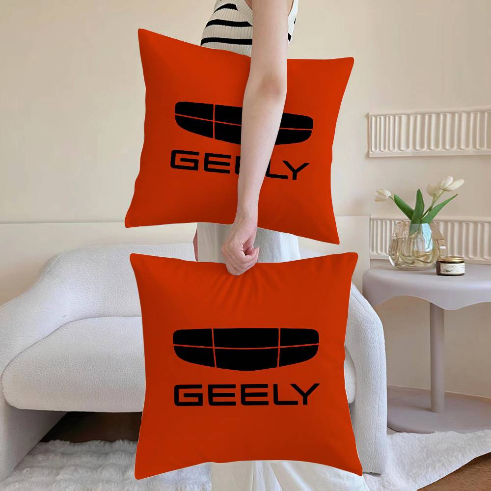 GEELY Pillow Case Sofa and Living Room Decorative Cushion Covers Dust-proof and Mite-proof Invisible Zipper