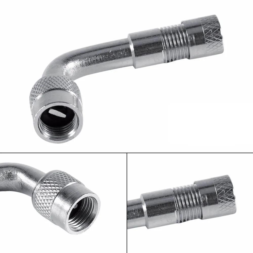 1Pcs 45 90 135 Degree Angle Bent Valve Adaptor Tyre Tube Valve Extension Adapter for Motorcycle Truck Car Moto Bike