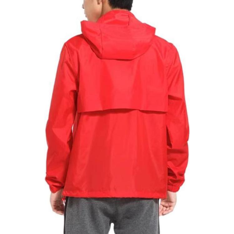 Nike Alphabet Logo Stand Collar Sport Zip Jacket Men Jackets Red AR2239-657