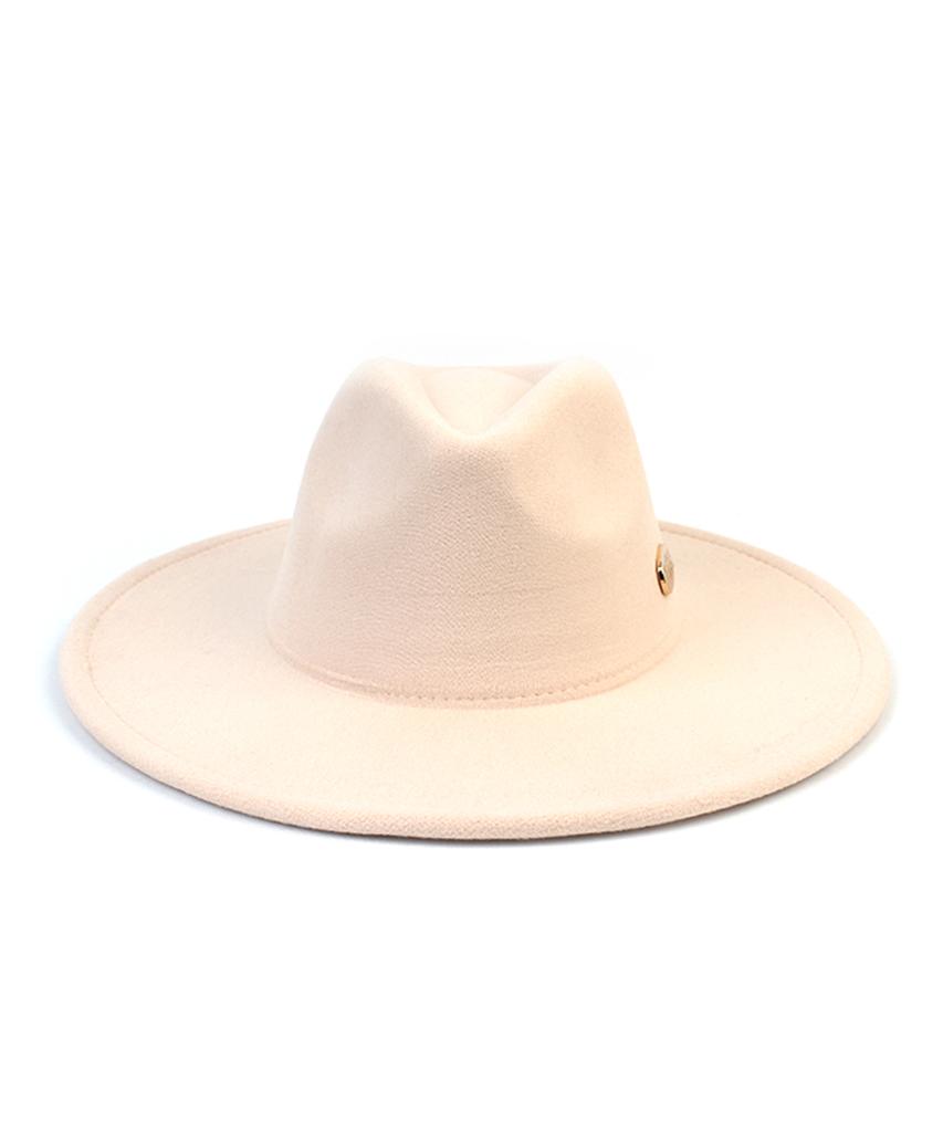 Yunibeosyeolkemiseuteuli Hard Wool Ivory Fedora