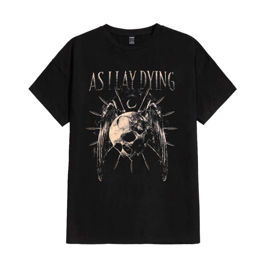 2026 As I Lay Dying Maglietta in Cotone per Band Unisex Estiva Manica Corta Marca di Moda T-shirt Lusso Casual Vintage