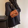 Bag Women's 2025 New Autumn and Winter Fashion Rhombus Chain Bag Small Folded Commuter Crossbody Shoulder Bag