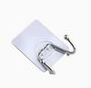 Stainless Steel No-Drill Double Hook for Kitchen & Bathroom Storage