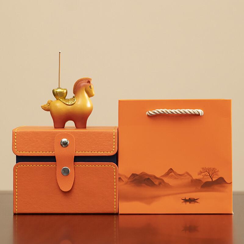 Lucky Horse Wealth Incense Holder & Tea Pet