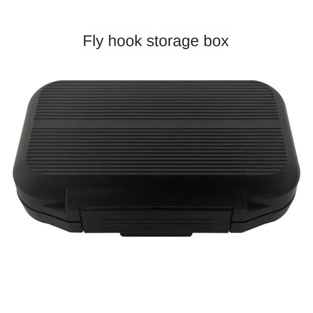Plastic Shell Storage Box Bilayer Tackle Box Portable Fly Hook Box Fishing