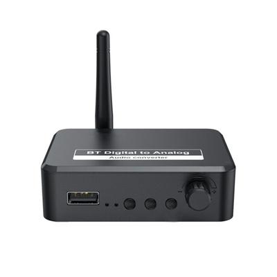 Bluetooth 5.1 Receiver Multifunction RCA 3.5mm Jack Supports U Disk Playback Digital To Analog