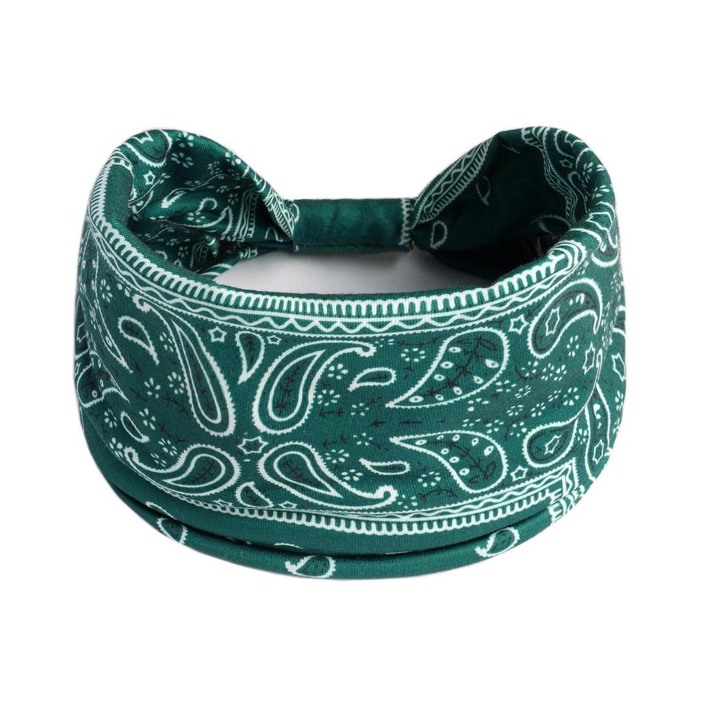 Women's Wide Retro-Style Elastic Sports Headband - Yoga & Hair Accessory