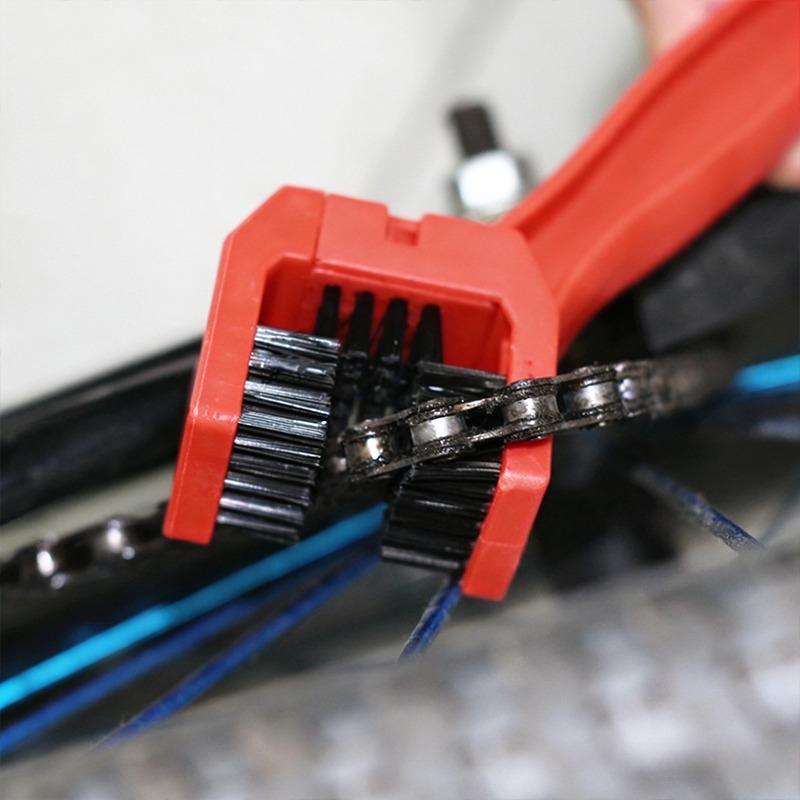Portable Chain Cleaner for Bicycle and Motorcycle, Road Bike Chain Cleaning Brush, Maintenance Tool