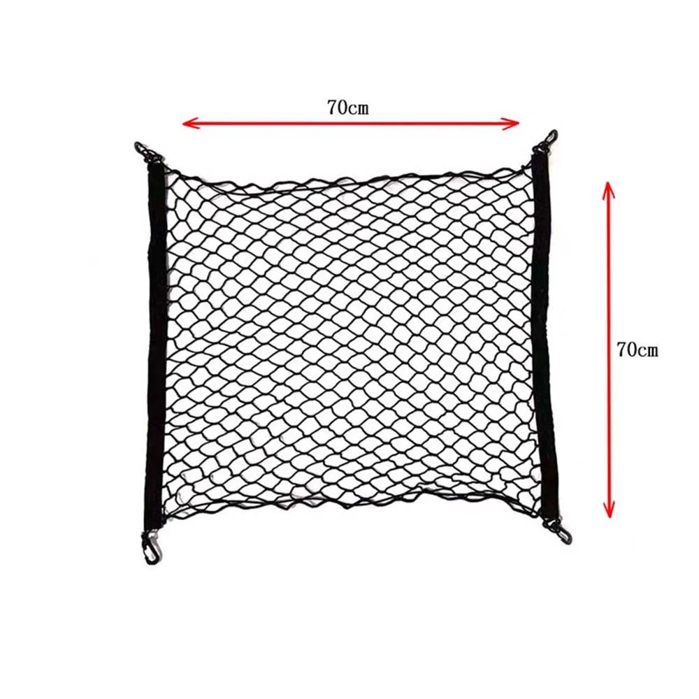 Trunk Net for Volkswagen VW ID.4 Pro ID.5 2020 2025 2025 2025 Rear Cargo Mesh Elastic Pockets Hooks Storage Interior Accessories