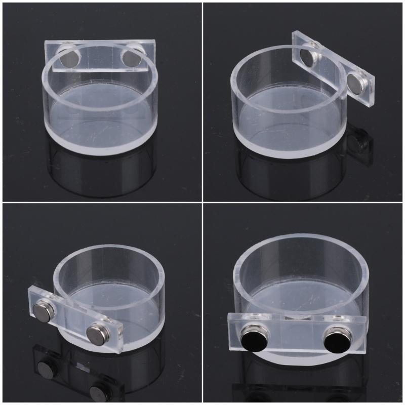 Reptiles Food Dish Water Bowl Feeding Tray With Magnetic Installatioin Simple Cleaning Feeder For Terrarium Box Feeding Accessory