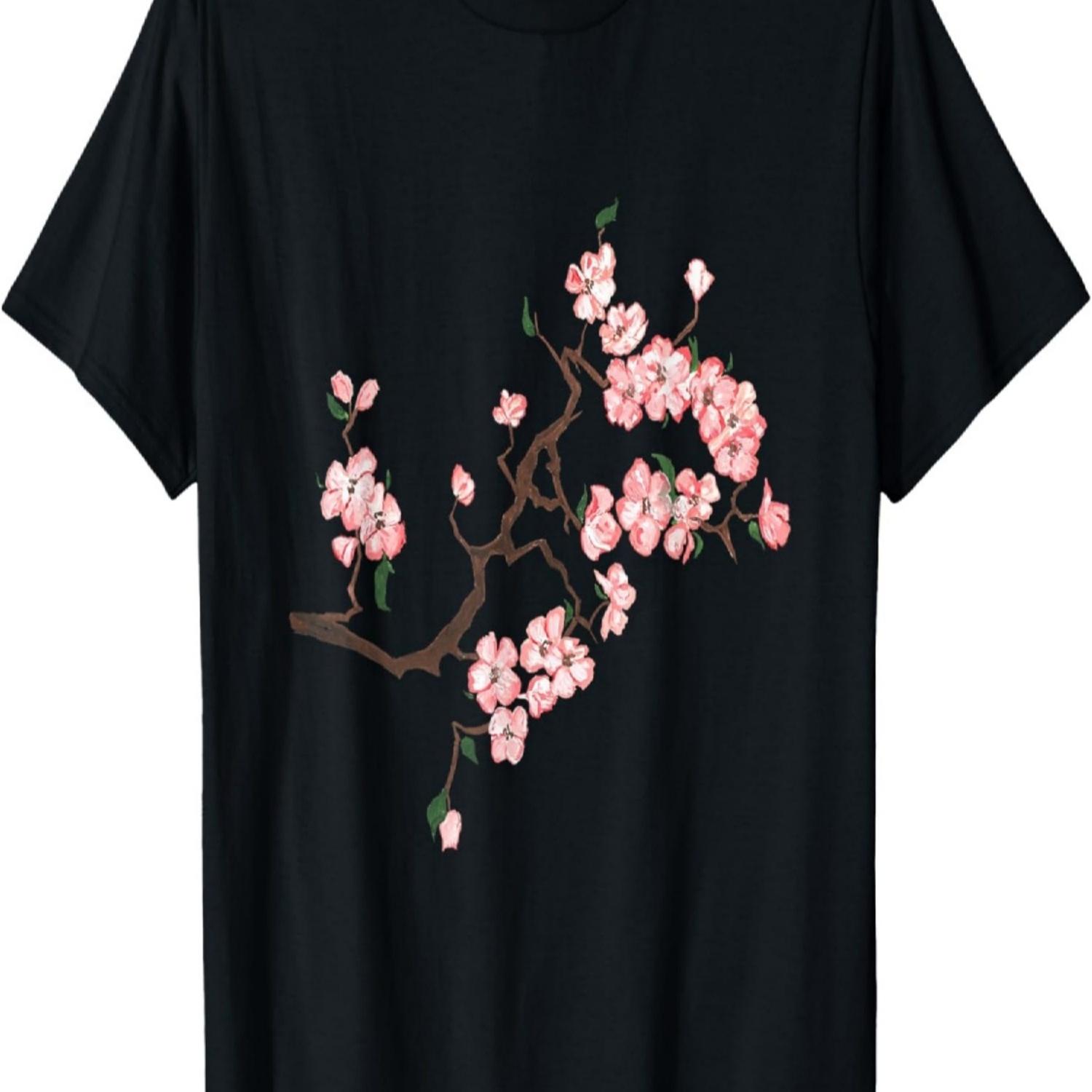 Sakura - Cherry blossom twig T-Shirt S