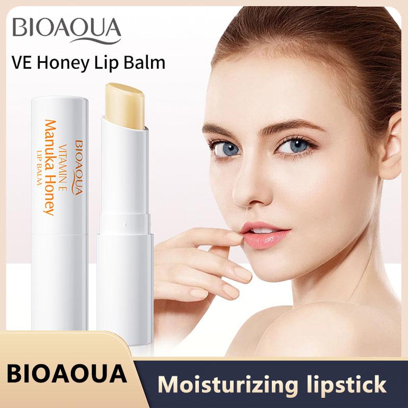 BIOAOUA Balsam do ust z witaminą E i miodem Nawilżający Przeciw pękaniu Odżywczy Odżywczy Szminka Pielęgnacja skóry ust Produkt