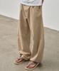 ALYSS [Nerdking X Alyss] Summer Sleek Curved Cotton Chino Pants_3 Colors