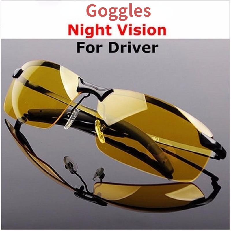 Night Vision Glasses Plastic Frame Sunglasses Men Outdoor Sport Sun Glasses Vision Driver Eye Wear Night Vision Glasses Yellow Glasses