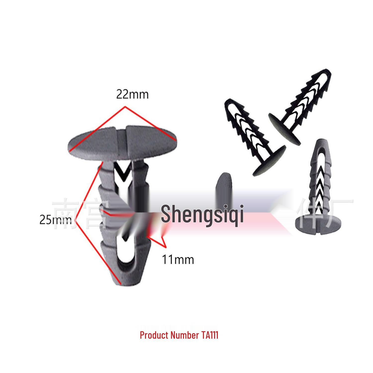 

Universal Nylon Clip for Car Trim & Headliner Fixation 10000 Pieces