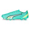 Puma Ultra Pro Round Toe Comfortable AG HG Artificial Turf Fabric Soccer Shoes Men Soccer Shoes Green White 107241-03