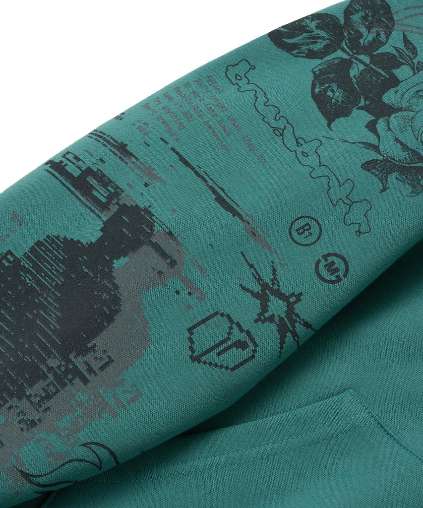Brown Bless Mind Over Matter Hoodie - Green
