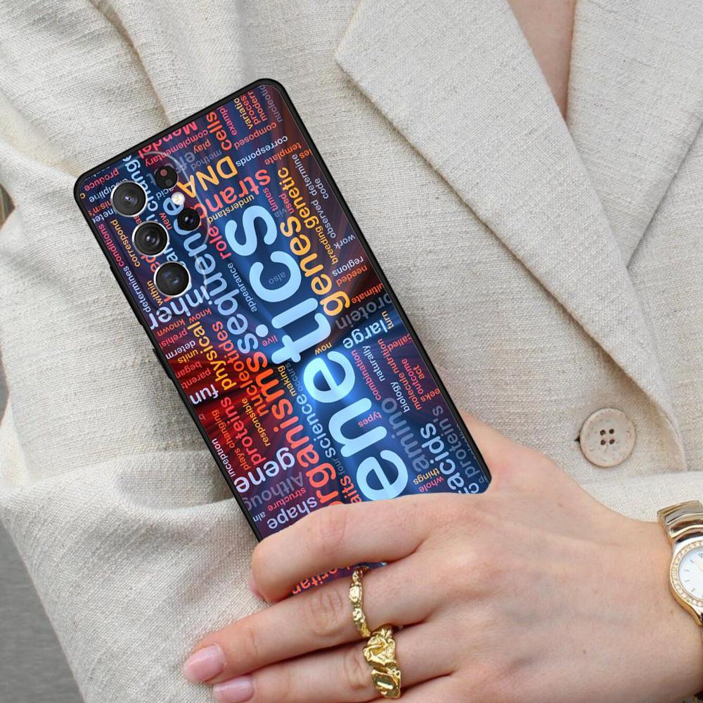 Biology and Chemistry PATTERN Cell Phone Case for Samsung Galaxy S26 Ultra S25 S24 S23 S22 S21 S20 Note10 Cover