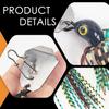 1pcs Fishing Lures 100mm 11g Blade Metal Bait With Rubber Skirt Artificial Wobbler Buzzbait Jigging Lure Spinner Spoon For Pike