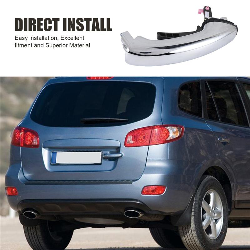 A28G-Trunk Tailgate Rear Back Latch Outside Door Handle For Hyundai Santa Fe 2005-2006 8126026010