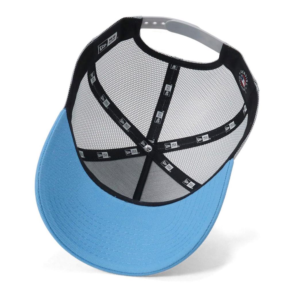 New Era 9Forty Trucker CS Color Snow Gray Radiant Blue MLB Los Angeles Dodgers Mesh Cap MLB ONSPOTZ Exclusive LA Snow Free Shipping A-Frame 2-Tone