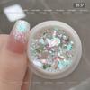 Nail Art Flash Opal Powder, Aurora Dream Polarizing Powder Dream High Flash Nail Sequin Ornament