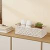 Cotton Rope Macrame Organizer Box Decorative Woven Storage Basket  Desktop
