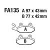 Motorcycle Brake Pads 50Cc - 250Cc Atv Quad Go Kart Most Chinese Dirt Pit Bike Scooter Hydraulic Front Rear Brake Pads Accessory