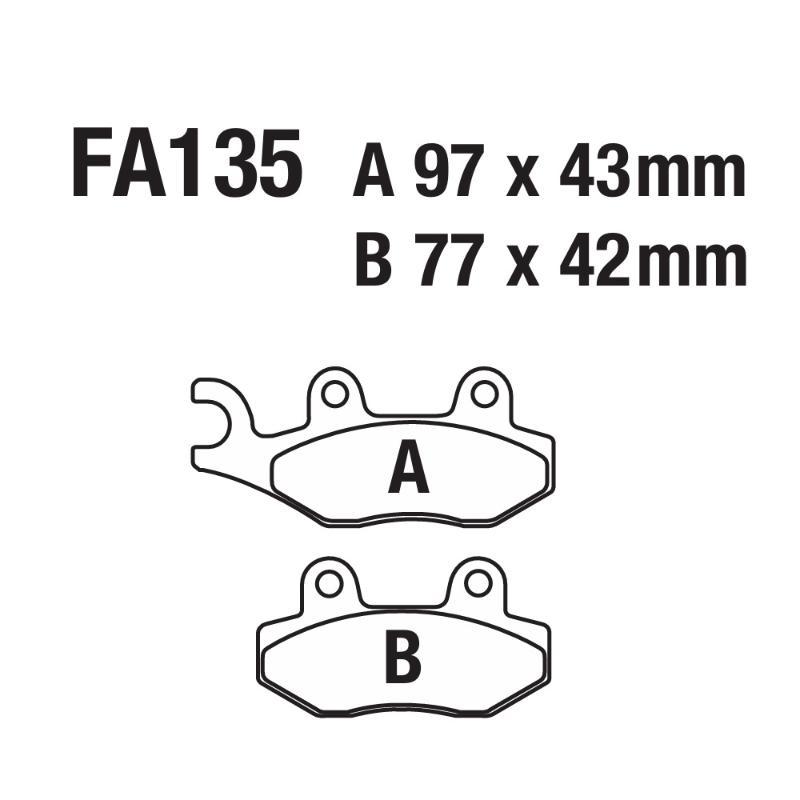 Motorcycle Brake Pads 50Cc - 250Cc Atv Quad Go Kart Most Chinese Dirt Pit Bike Scooter Hydraulic Front Rear Brake Pads Accessory