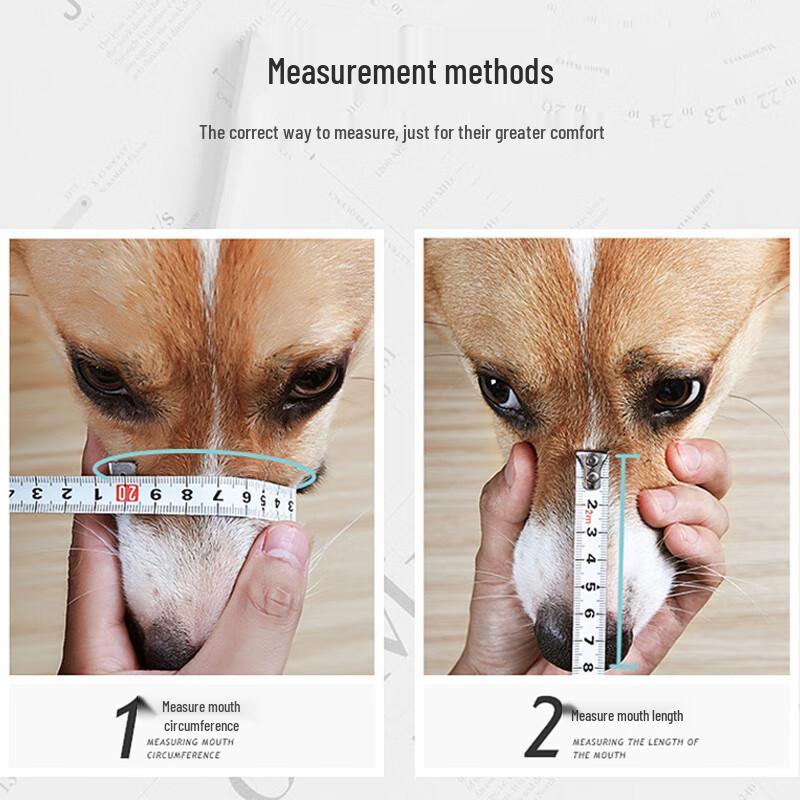 Verstellbarer Maulkorb für Hunde