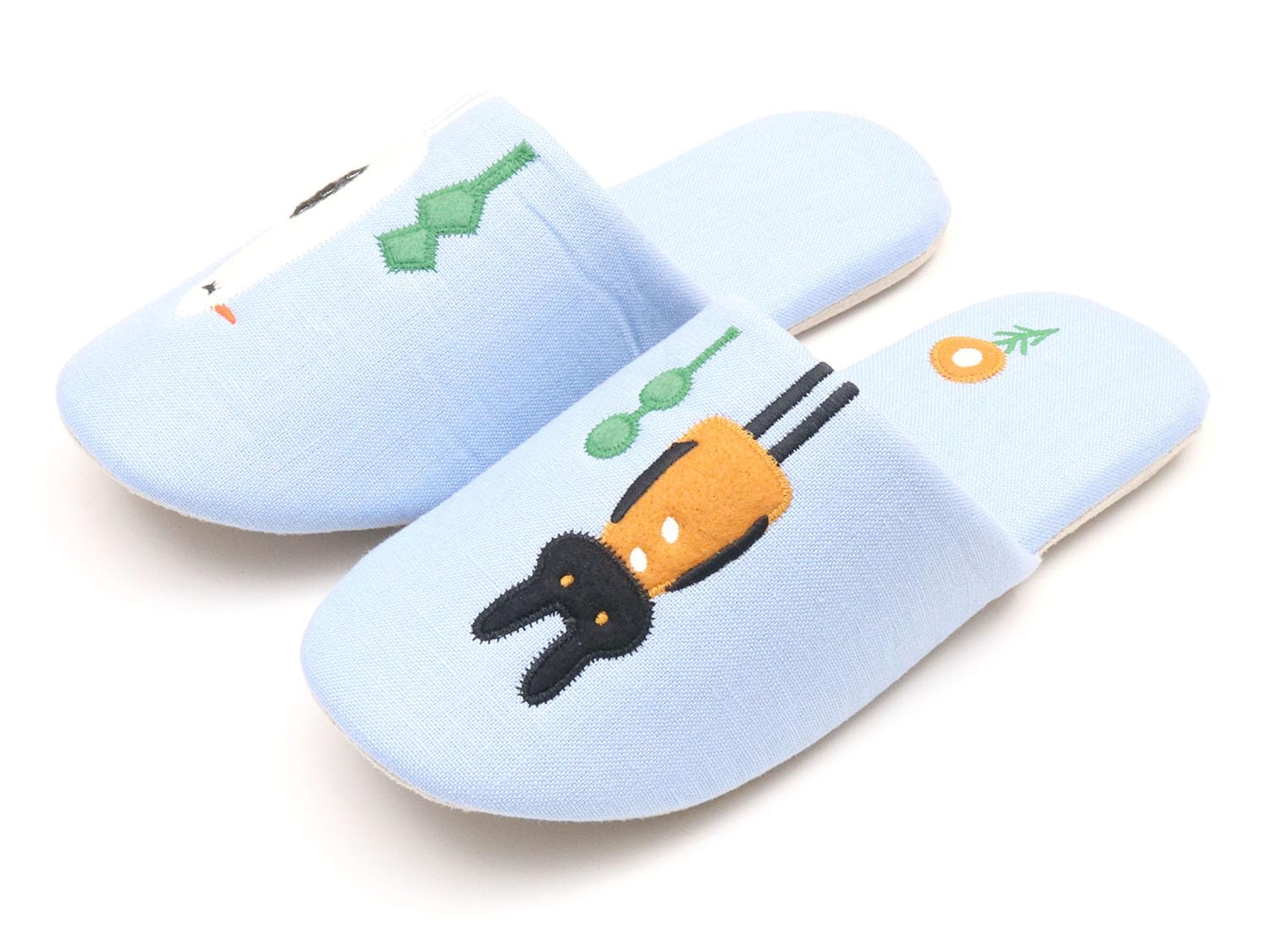 

Encounter Soft Slippers Matano Room [ATSUKO MATANO] [Matano Atsuko, Atsuko, Slippers, Shoes, Cute, Stylish, Applique] (Blue) синий
