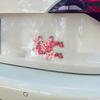 Car Window Decals Auto Removable Waterproof Decoration Blossom Flower Car Decals Set For Safe Driving Truck Wall Laptop Rearview